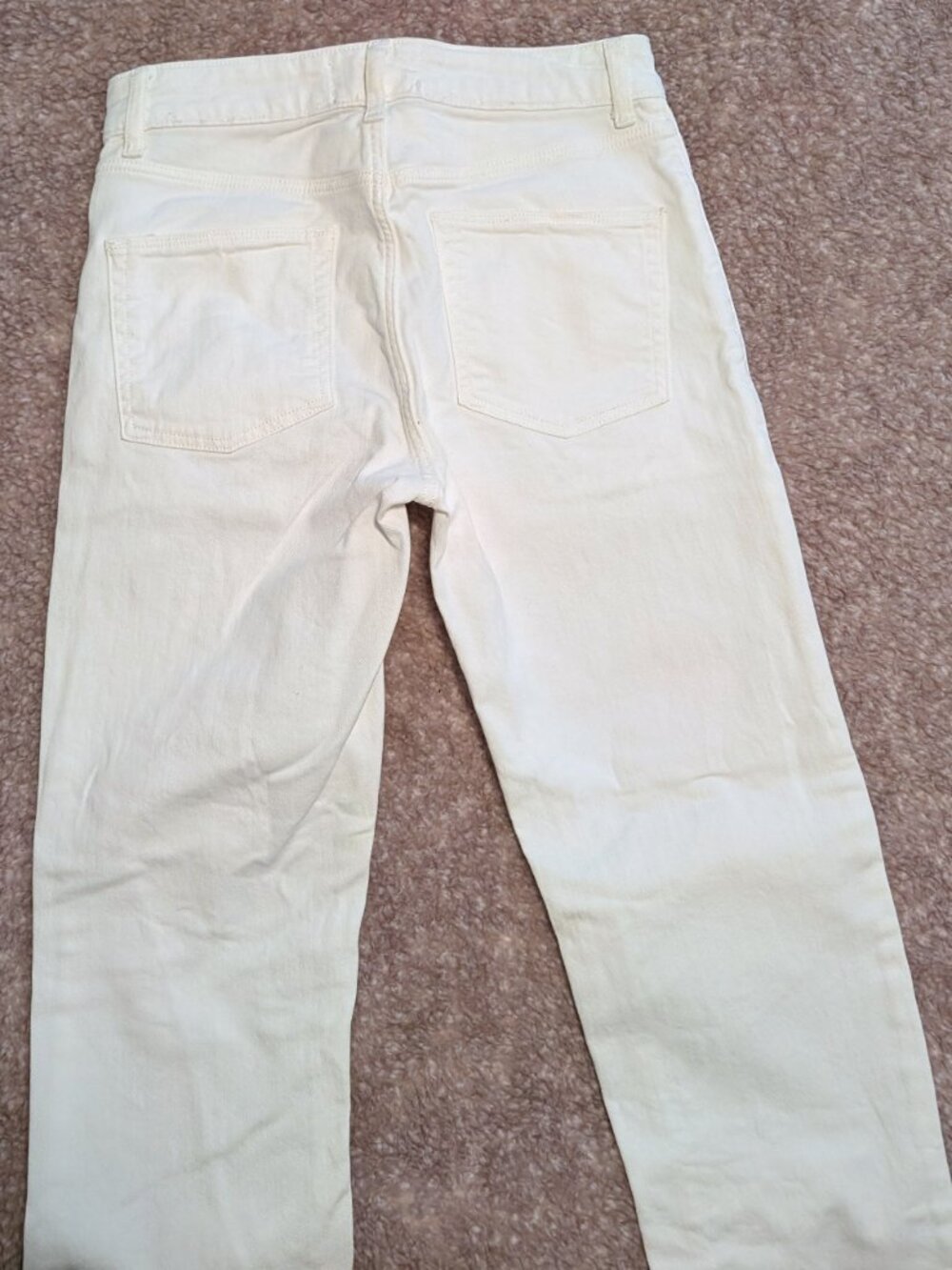 ASOS Men's/Unisex White Skinny Jeans, 26W/30L